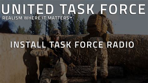 Установка Task Force Radio на клиенте